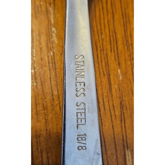 Vintage Pie Cake Server Cutter Utensil 18/8 Stainless Steel Seraded Edge 10inch - Picture 2 of 5